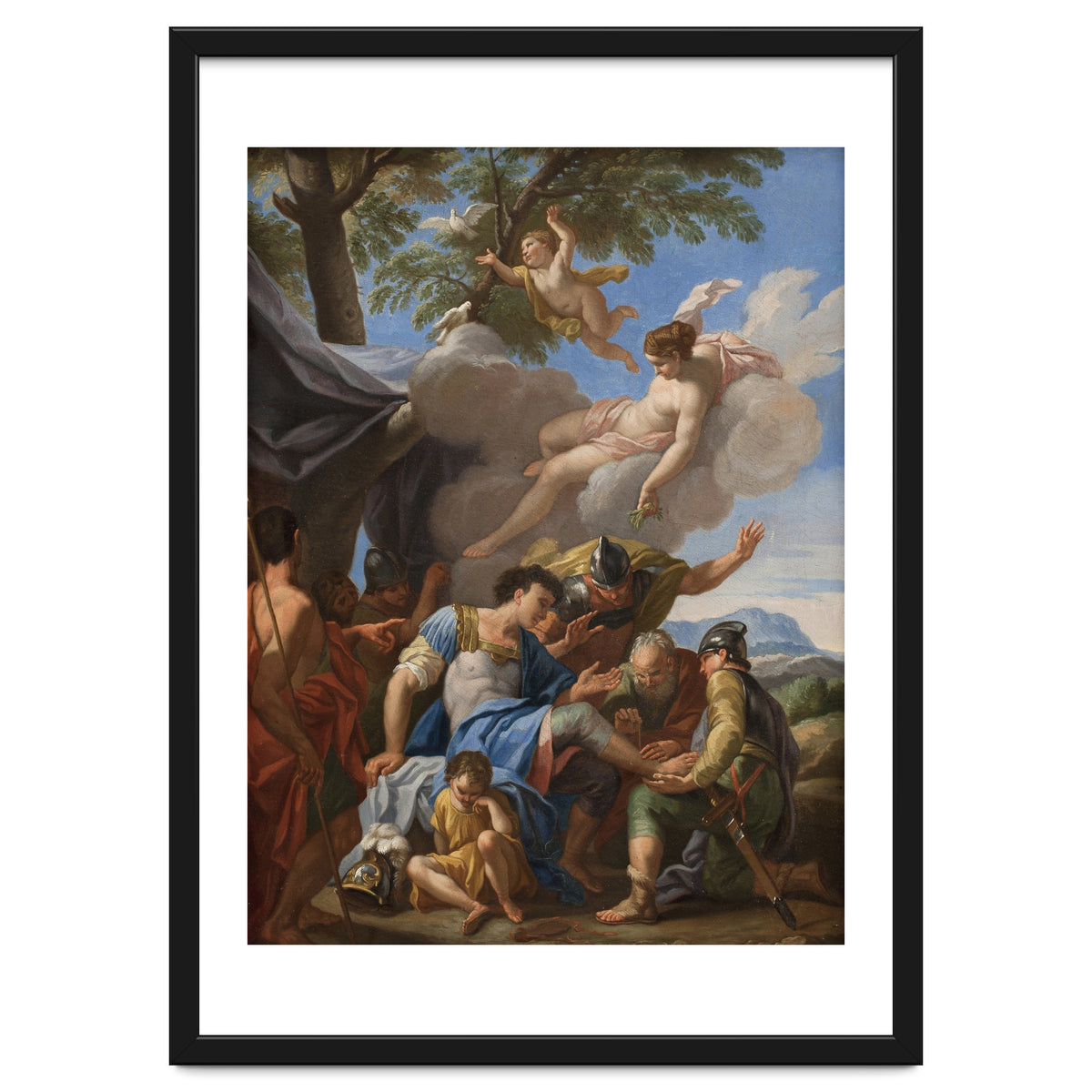 Hendrik Krock – Venus Brings Healing Herbs to the Wounded Aeneas