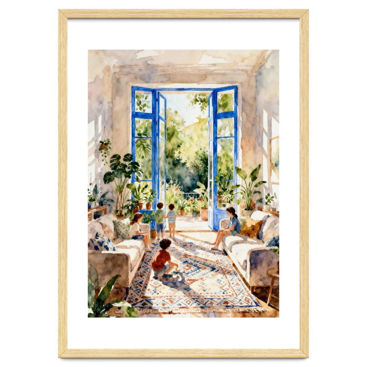 Matisse Inspired Family Room