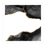 Black & Gold Agate Texture 09 (Print Only) thumbnail