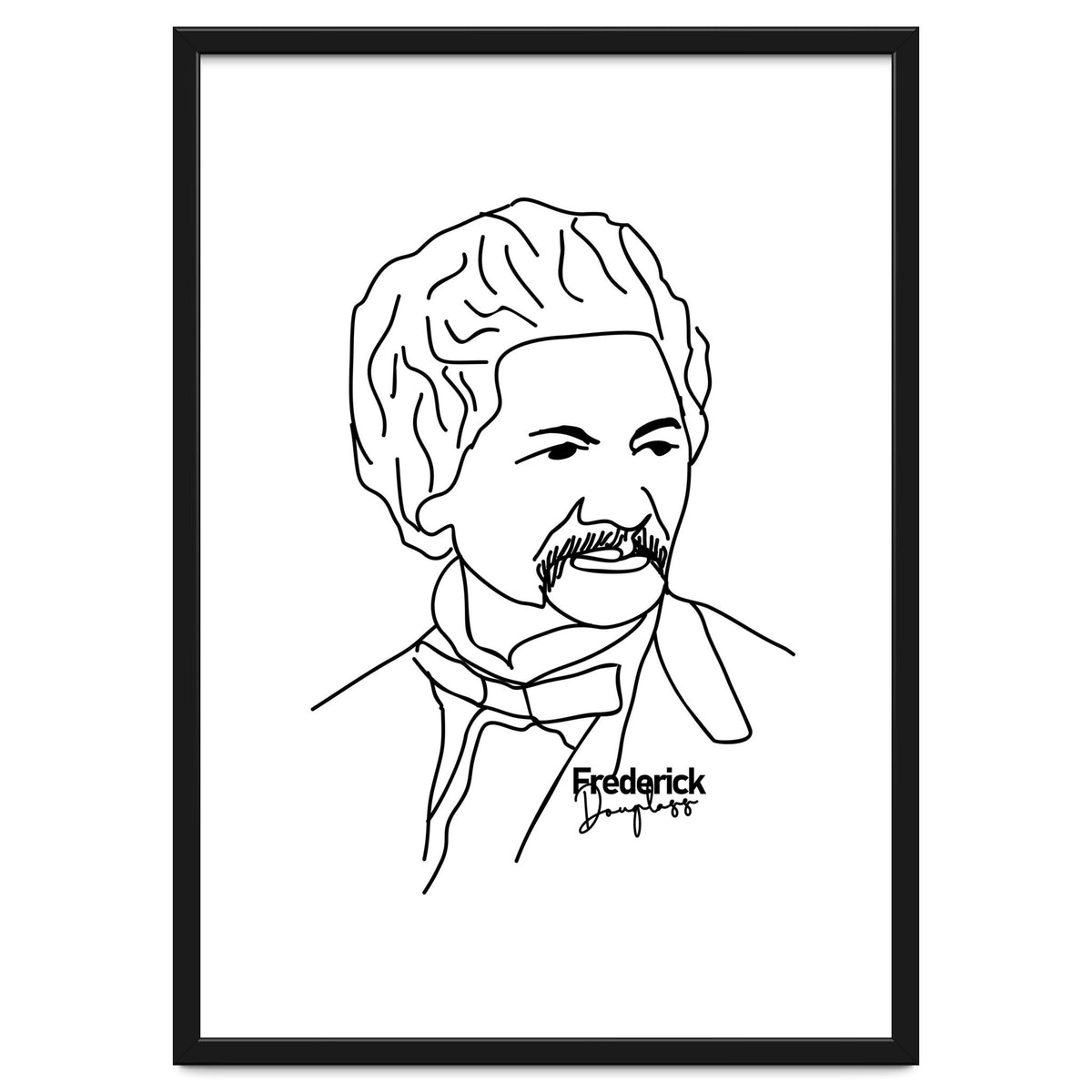 Frederick Douglass Illustration