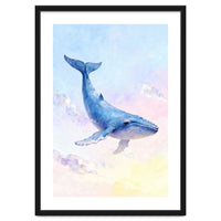 Flying Whale in the Clouds