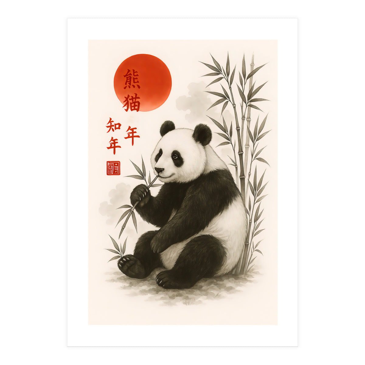 Panda Japnese (Print Only)