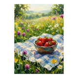 Summer Strawberries in the Meadow (Print Only) thumbnail