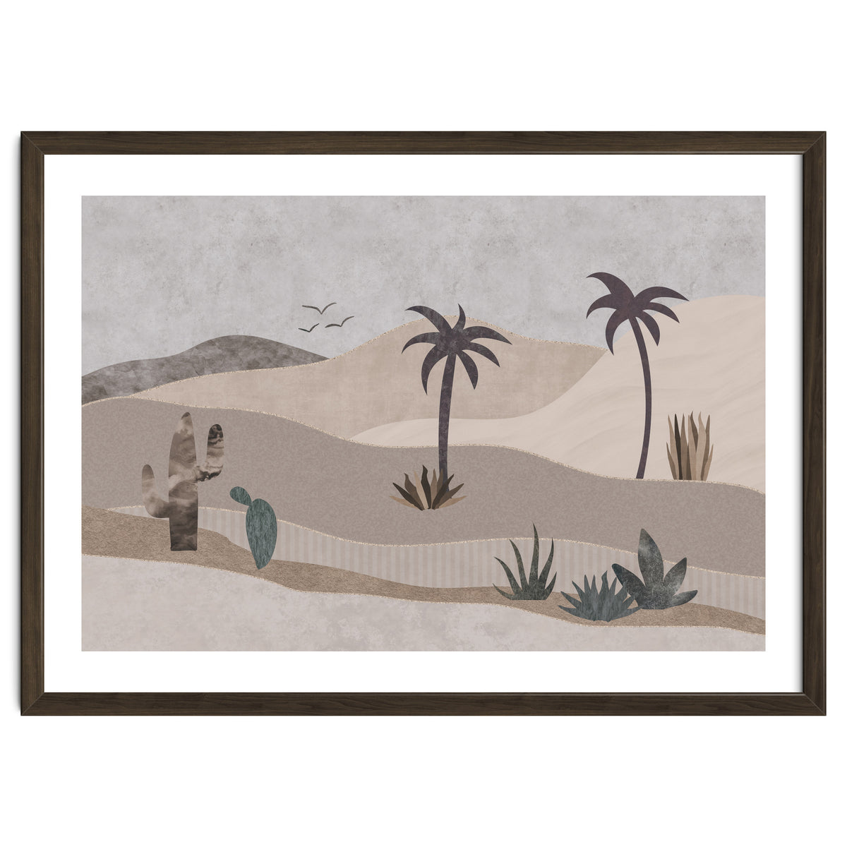 Abstract Landscape Calm Oasis