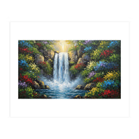 Enchanted Cascading Garden (Print Only)