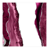 Burgundy & Silver Agate Texture 06  (Print Only) thumbnail