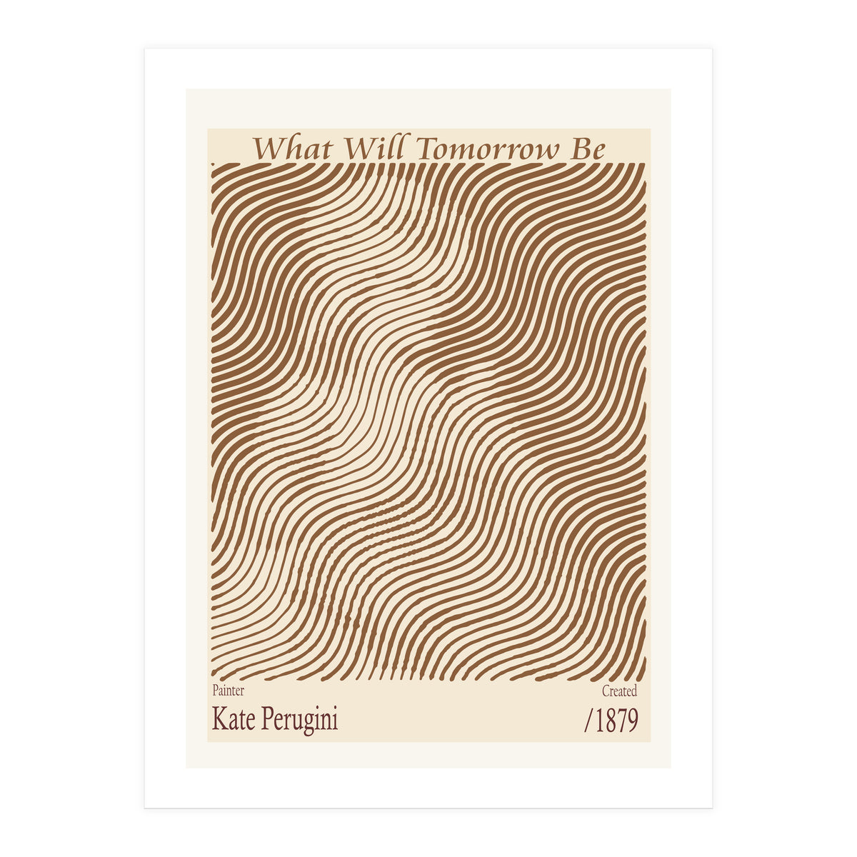 What Will Tomorrow Be – Kate Perugini (1879) (Print Only)