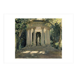 THE VILLA ADRIANA OF TIVOLI (ROME) - 1926 - OIL ON CANVAS - 0.60 X 0.70 M. (Print Only) thumbnail