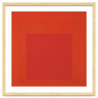 JOSEF ALBERS - HOMAGE TO THE SQUARE RED
