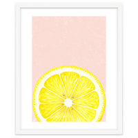 Lemon Slice, Fresh Citrus Kitchen Summer Art