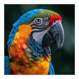 Close Up Of A Colorful Macaw Parrot (Print Only) thumbnail