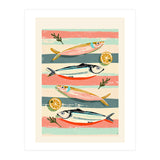 Sardines On Stripes (Print Only) thumbnail