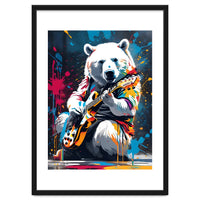 Polar Bear Playing Guitar, Graffiti