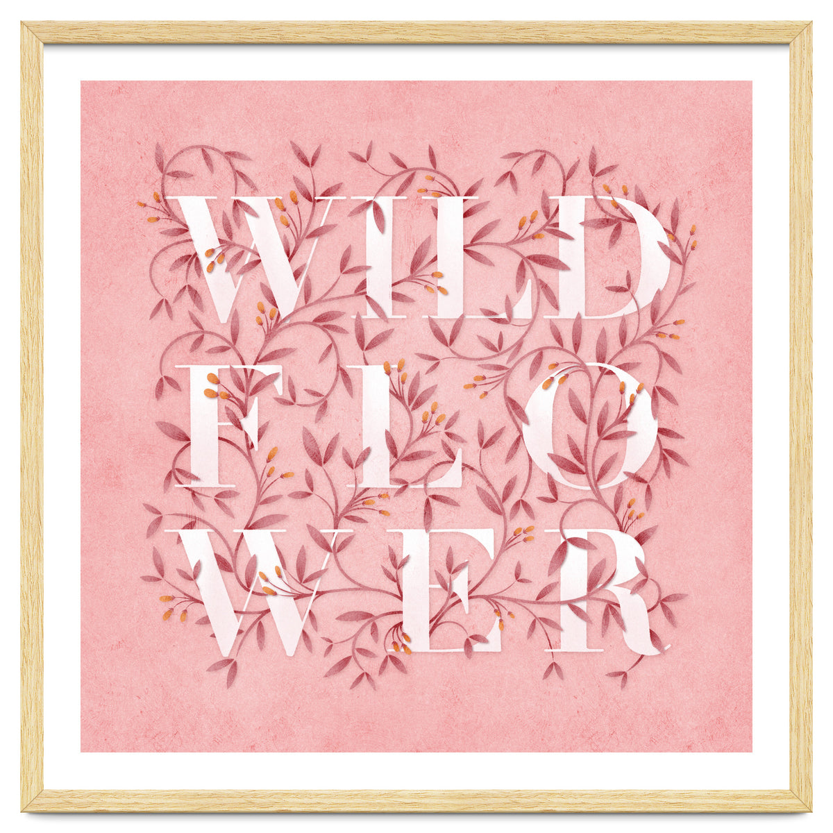 Wild Flower Typography