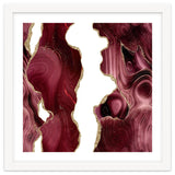 Burgundy & Gold Glitter Agate Texture 05 thumbnail