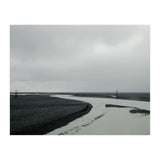 River passing through a black volcanic road - Iceland  (Print Only) thumbnail