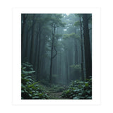 Ethereal Misty Forest in the Rain (Print Only) thumbnail