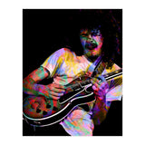 Carlos Santana . American Rock Guitarist Legend Colorful (Print Only) thumbnail