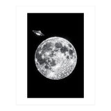 Diamond moon and UFO (Print Only) thumbnail