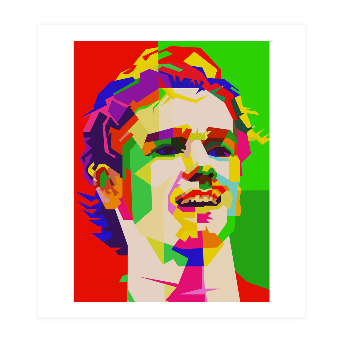 Anthoine Griezman Super Soccer Pop Art WPAP (Print Only)