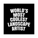 World's most coolest landscape artist (Print Only) thumbnail