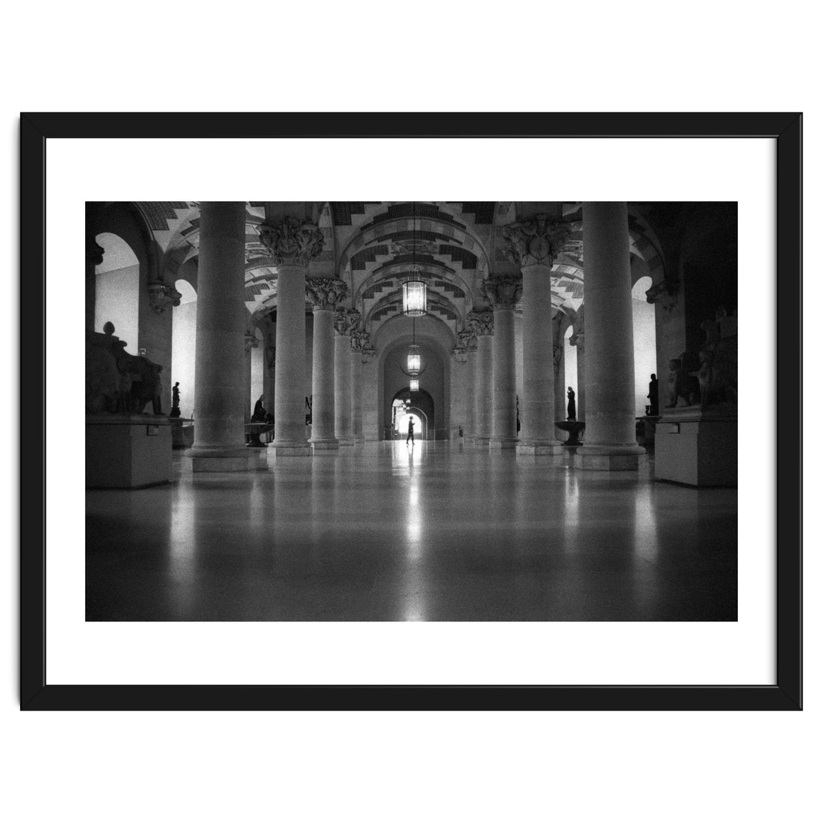 Lost inside the Louvre