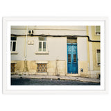 Lisbon Blue door on the street thumbnail