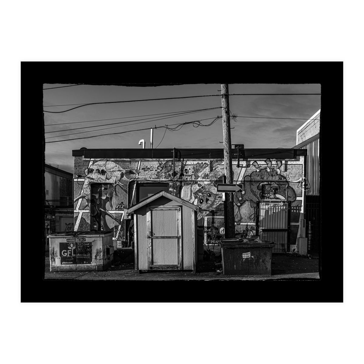 Cooke St Graffiti No 3 with Border (Print Only)