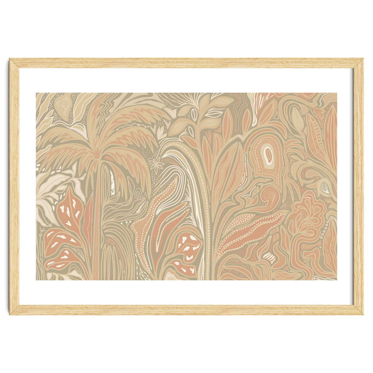 Palmae Mysticae Biege Rustic