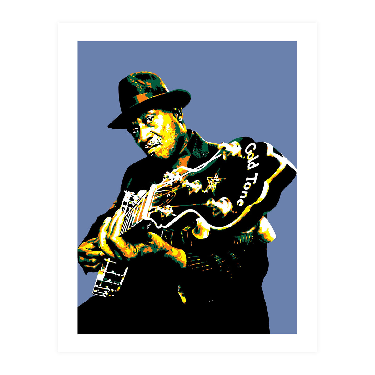 Taj Mahal American Blues Musician Legend (Print Only)
