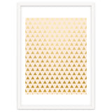Blush + Gold Triangles #society6 #decor #buyart thumbnail