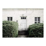 White door K between the green botanical gate (Print Only) thumbnail