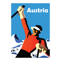 Austria, Ski Winner (Print Only)