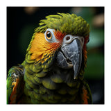 Close Up Of A Colorful Macaw Parrot Face (Print Only) thumbnail