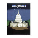 Washington, White House at Night (Print Only) thumbnail