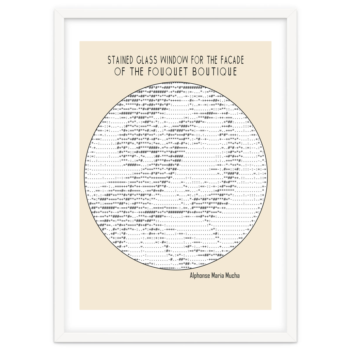 Stained Glass Window (ascii Art)