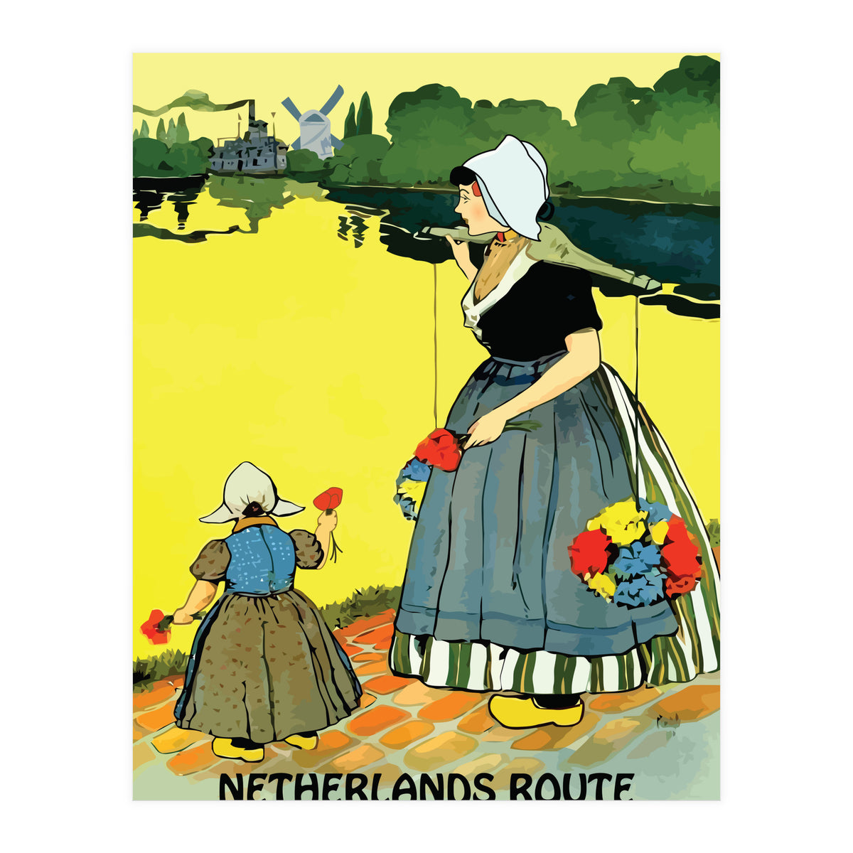 Netherlands, Sacramento River (Print Only)