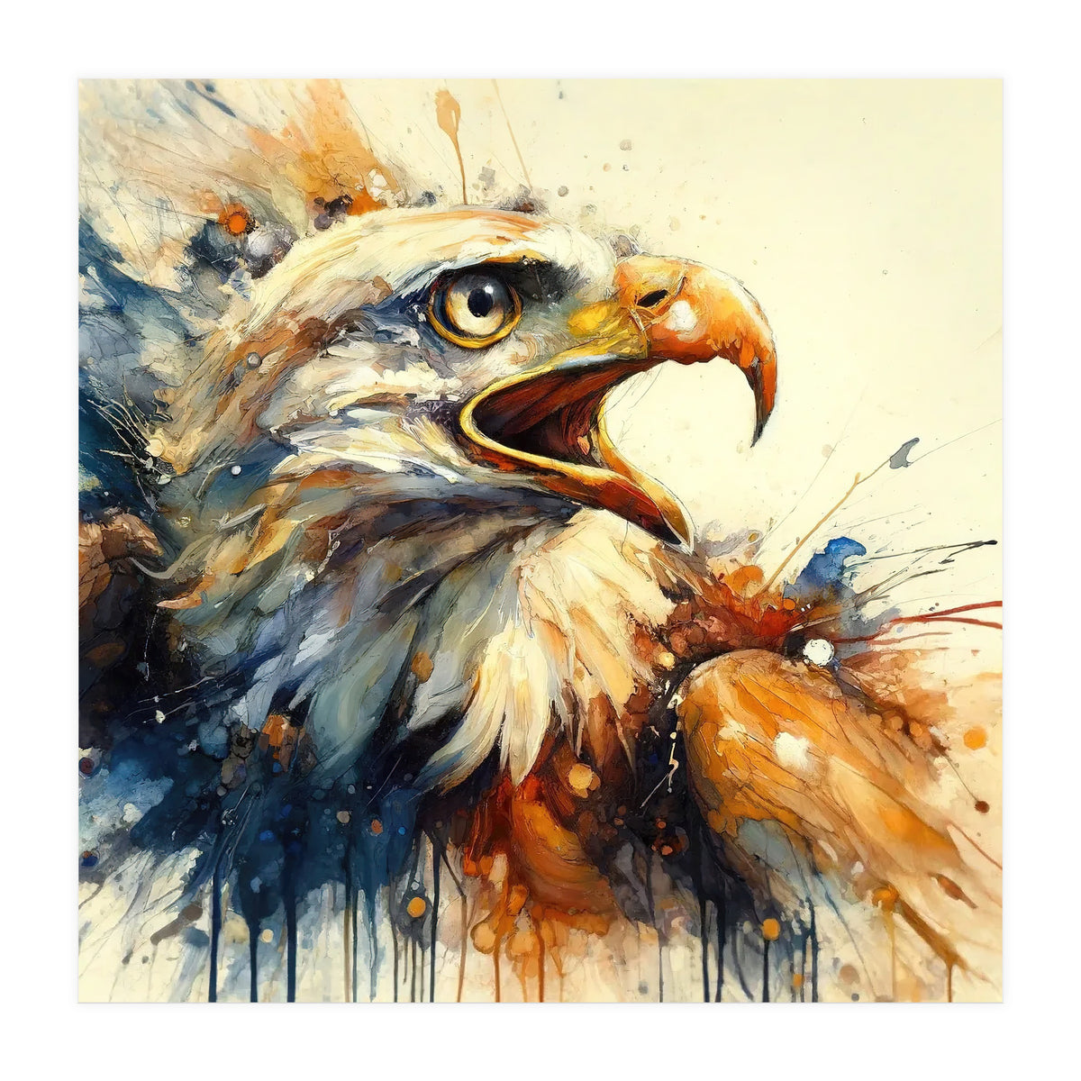 Soaring Eagle Spirit Portrait (Print Only)