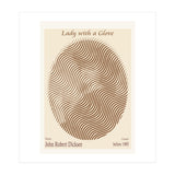 Lady With A Glove – John Robert Dicksee (before 1905) (Print Only) thumbnail