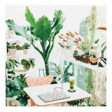Junglow, Urban Jungle Botanical Home decor, Tropical Plants Interior Design Plant Lady Painting (Print Only) thumbnail