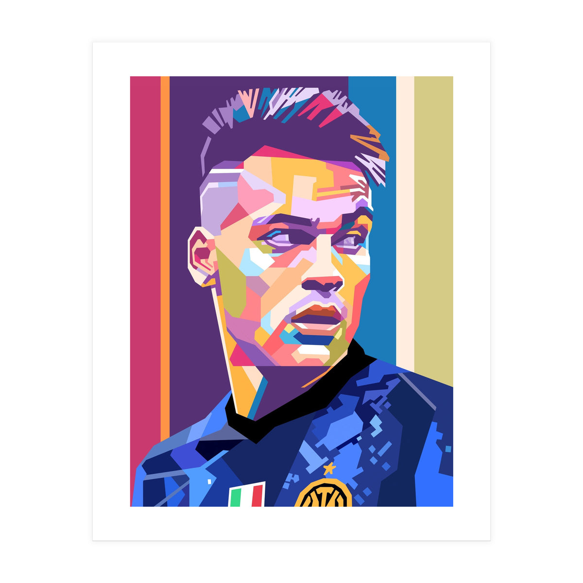 Lautaro Martinez art (Print Only)