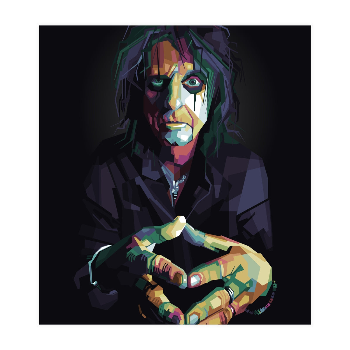 Alice Cooper Pop Art WPAP (Print Only)