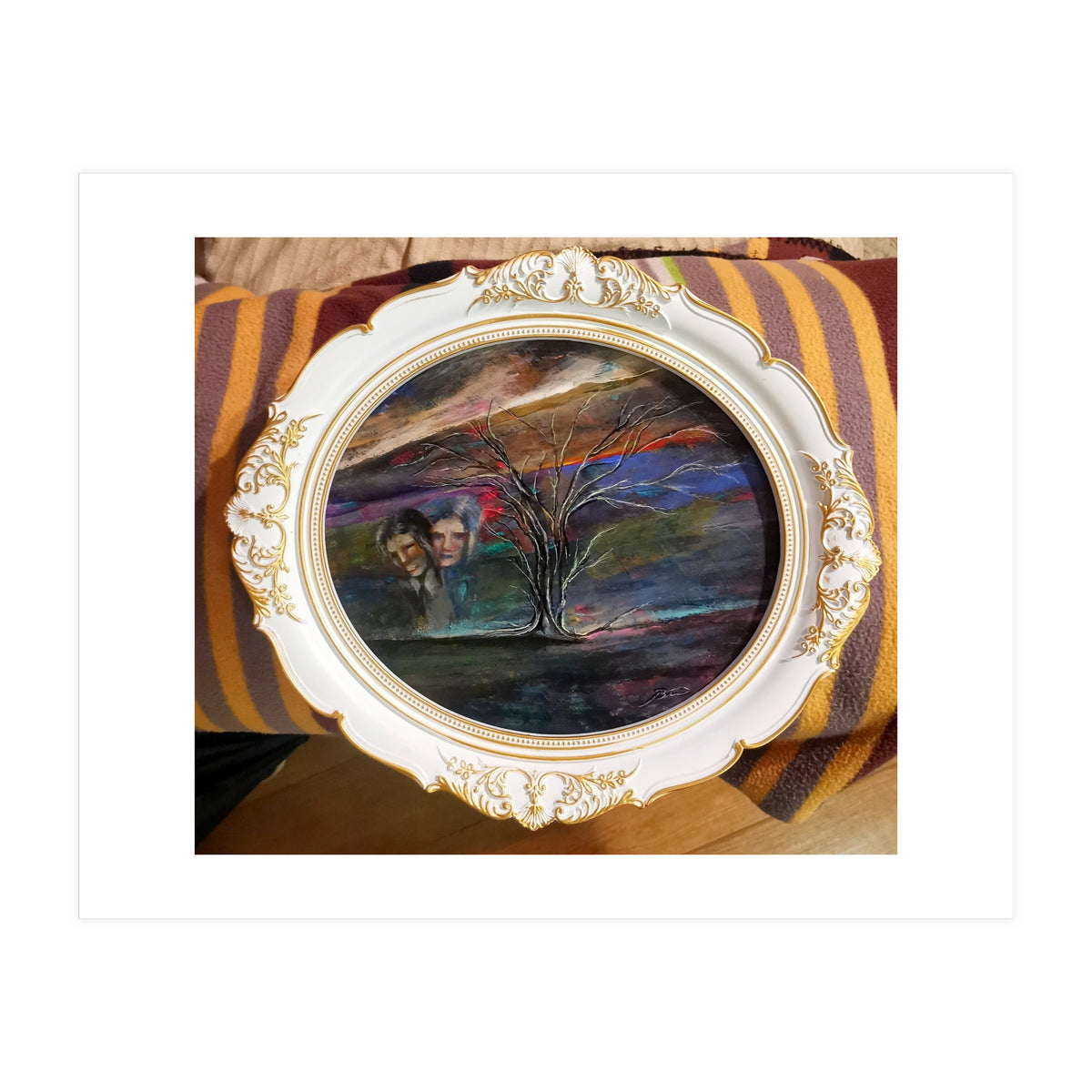 Memory 26x29.cm.acrylic. With Frame 33x38.cm. (Print Only)