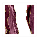 Burgundy & Gold Agate Texture 20 (Print Only) thumbnail