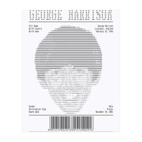 Receipt Art George Harrison (Print Only)