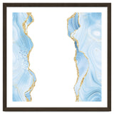 Blue & Gold Glitter Agate Texture 08 thumbnail