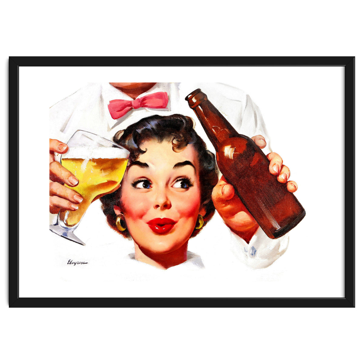 Pinup Beer Lover