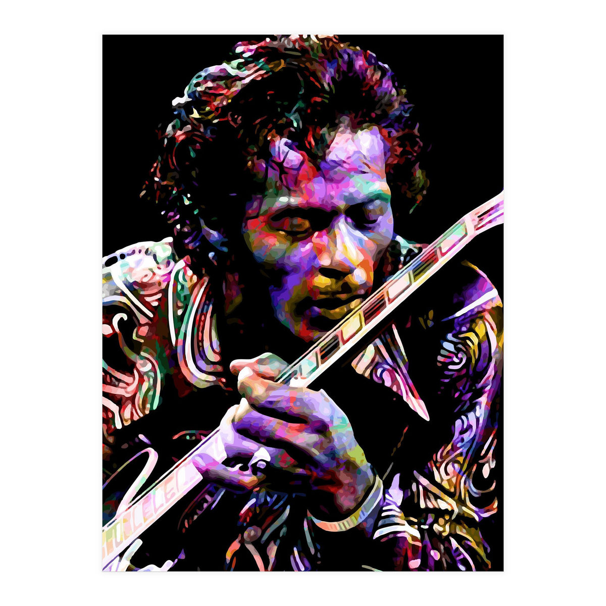 Chuck Berry Rock Guitarist Legend (Print Only)