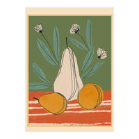Abstract Pear Still Life (Print Only)