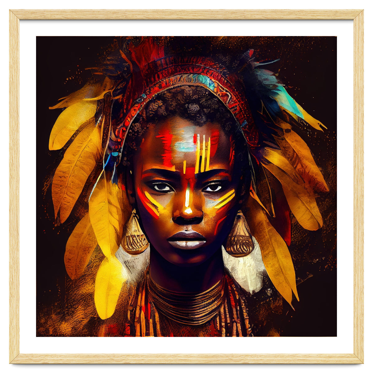 Powerful African Warrior Woman #2